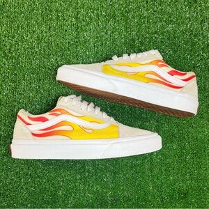 Mens VANS Old Skool Flame Size 5.5